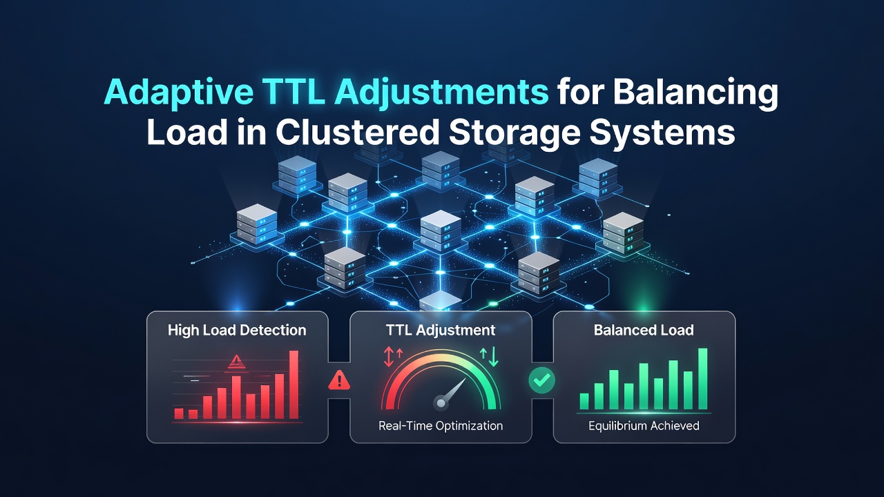 Adaptive TTL Adjustments for Balancing Load in Clustered Storage Systems